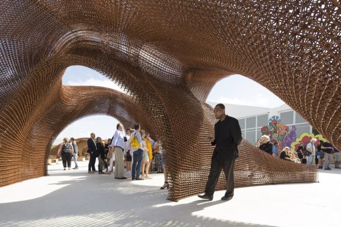 美国海上漂流物再生展亭装置设计 | SHoP Architects